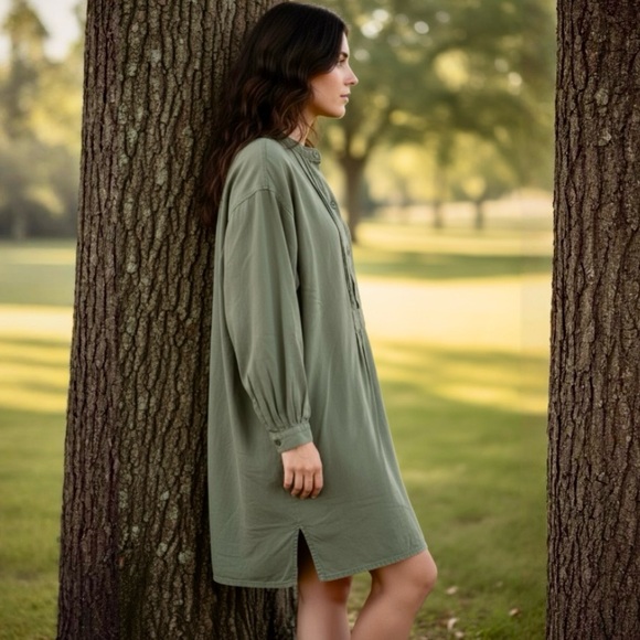 Sandrine Rose by Free People Moss  Oversized Dress - Picture 3 of 10